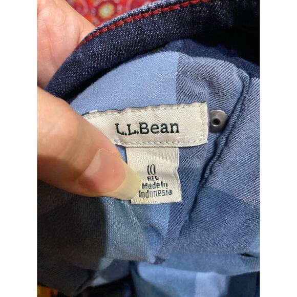L.L. Bean Lined Insulated Jeans Women's Size 10 Outdoor Warm - Picture 10 of 10